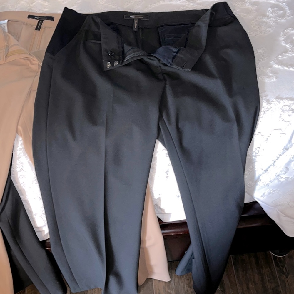 BCBG black slacks size L